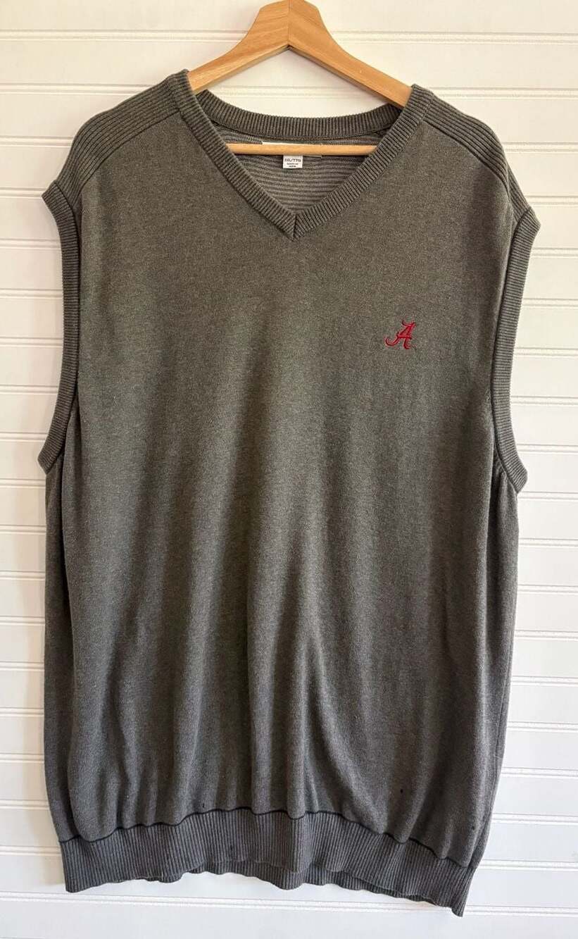 Cutter & Buck University of Alabama Crimson Tide V-Neck Sweater Vest XXL